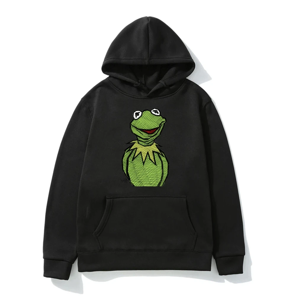 Осень/Зима 2021 горячая распродажа удобная толстовка Kermit The Frog для мужчин и женщин