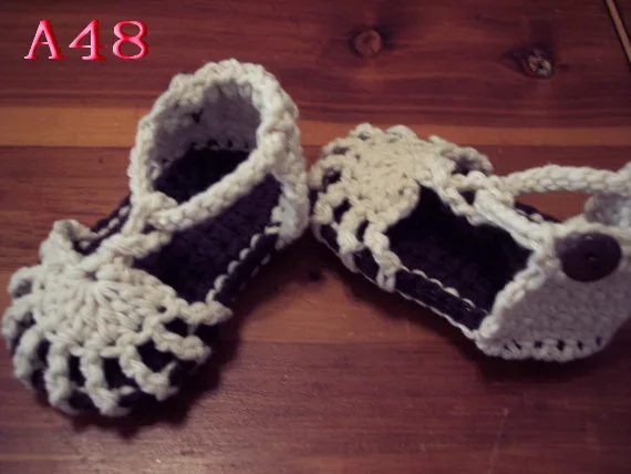 Вязаная крючком обувь ручной работы Повседневная летняя для новорожденных