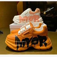 height increasing chunky sneakers women platform shoes breathable sport designer sneakers woman thick bottom femme shoes