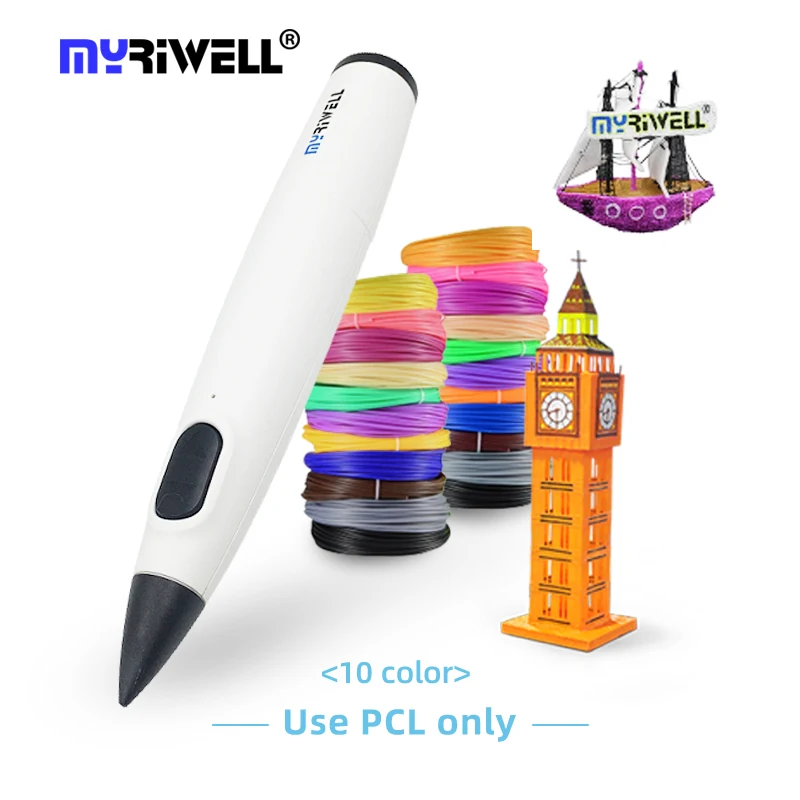 

Myriwell No Clogging USB with Filament Drawing for Kids Kit Original 3D Pen 3D Printing Pen Creative PCL DIY