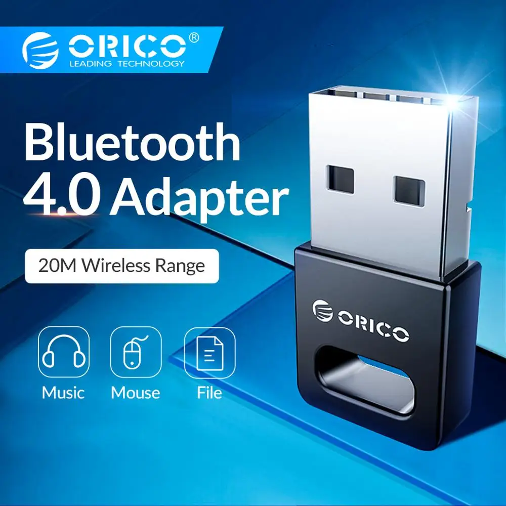 ORICO мини беспроводной USB Bluetooth адаптер серии 4,0 для Windows XP, Vista/7/8/10 соединение с ПК к блютуз адаптер наушников Мышь