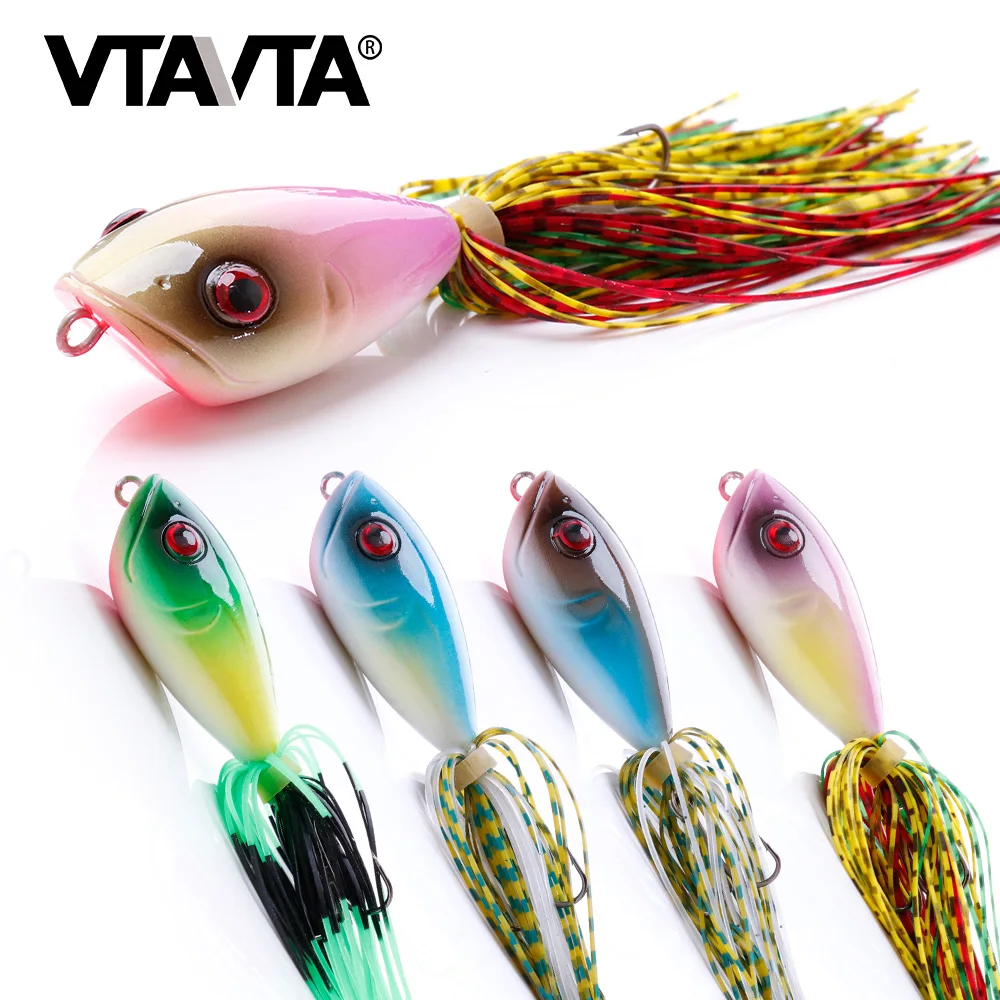 VTAVTA 4 см 11 г силиконовая юбка погремушки Crankbaits жесткая приманка для рыбалки