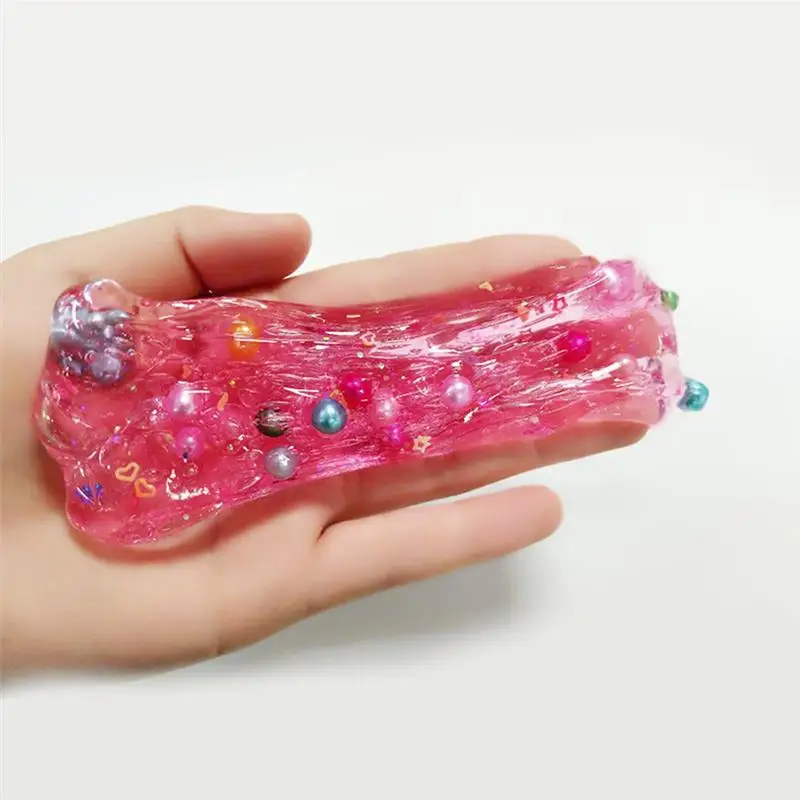 1 шт жемчужные грязевые Яйца цветные красочные мягкие слизи игрушки для снятия