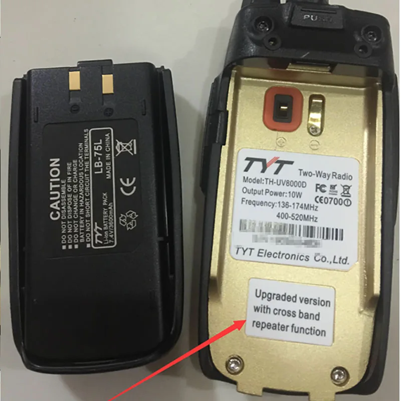 Обновленная версия перекрестного ретранслятора VHF UHF TYT TH UV8000D Любительское радио