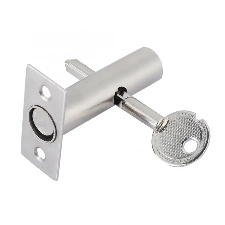 

Iron Pipe Well Lock Hardware Pipe Tube Well Invisible Lock for Fireproof Door Escape Aisle Lock Stainless Stee Concealed door Ha