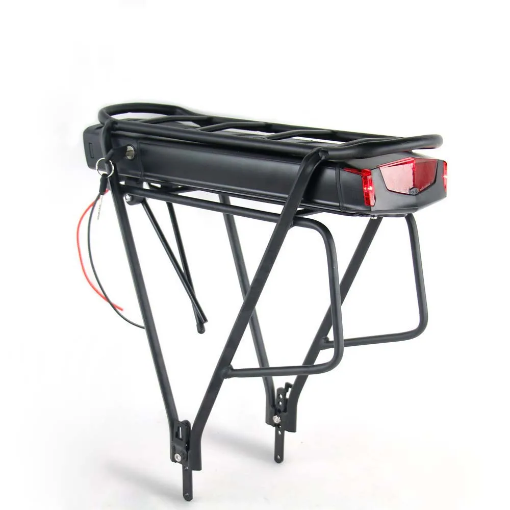 36V 14.5Ah With Rack Задняя стойка для электровелосипеда 36В 15ач 14.5ач samsung ячейка литиевых батарей для 36 вольт 500 Вт 350 Вт 250 Вт Мотор задний фонарь+ слой багажа - Цвет: 36V 14.5Ah With Rack