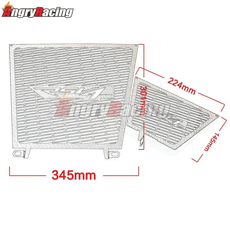 Защитная крышка для радиатора мотоцикла из нержавеющей стали Aprilia RSV4 RSV 4 2007