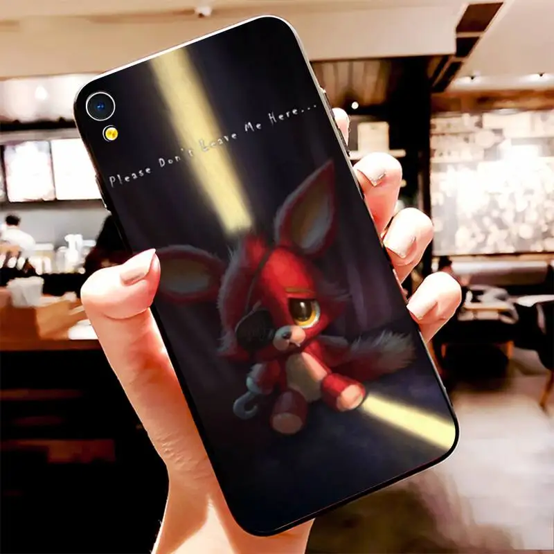 

HPCHCJHM Fnaf Plush Foxy DIY Painted Bling Phone Case For Vivo Y91c Y17 Y51 Y67 Y55 Y93 Y81S Y19 Y7S Case