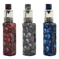 soft silicone cover case for voopoo drag x plus carrying protective skull case cigarette accessories
