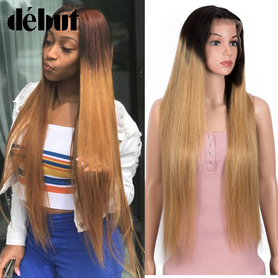 Дебютный парик из натуральных волос на шнурках прямые бразильские волосы Remy для