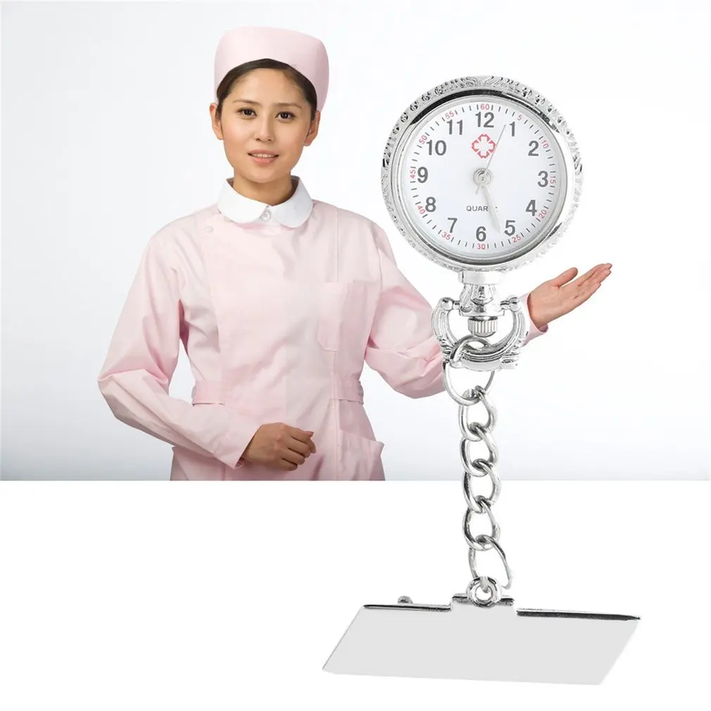 

New Fashion Stylish Stainless Steel Nurse Hospital Nurse Watch Pocket Watch Medical Doctor Dial Quartz Nurse Watch Chest Table