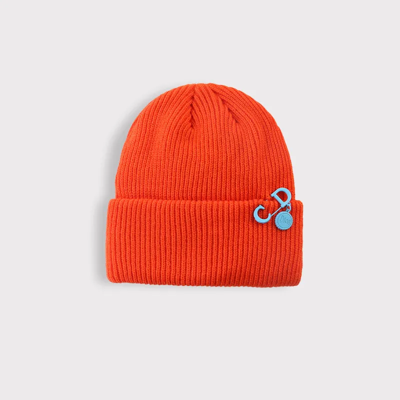 

2021 Autumn and winter Acrylic Solid Color Thicken knitted hat warm hat Skullies cap beanie hat for men and Women 172