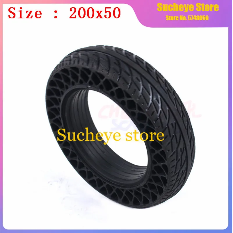 

High quality 200x50 8X2T Solid tyre 8 inch tire fit Electric Self Balancing Hoverboard Scooter 200*50 Honeycomb wheel tires