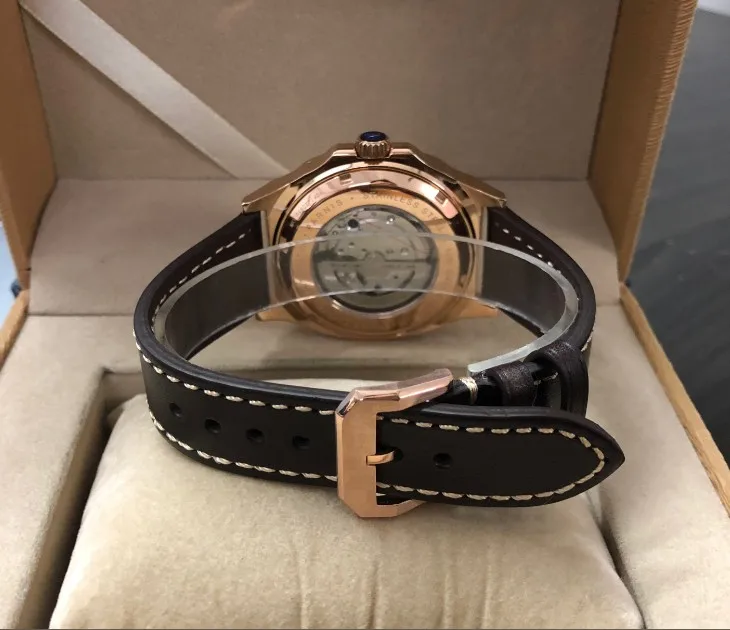 Мужские светящиеся часы Parnis с сапфировым стеклом 42 мм японские ювелирные изделия