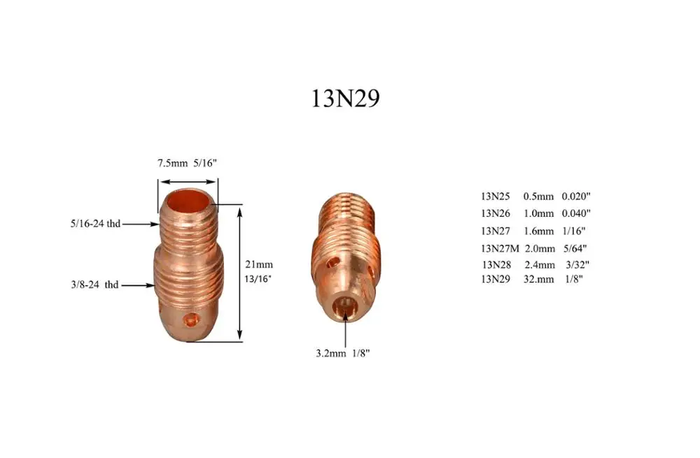 Газовая Крышка для объектива TIG задняя крышка и цанга расходные материалы