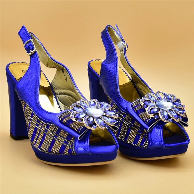 Новейший дизайн Итальянская обувь с сумочкой в комплекте Женская на высоком