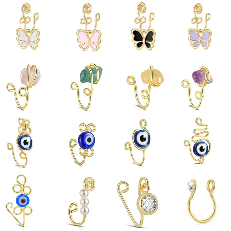 Ювелирные изделия из искусственного пирсинга африканское кольцо для носа