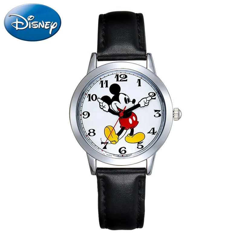 Lovely Mickey Mouse Childhood Dream Disney Cartoon Classic Design Child Quartz Watch Easy Read Student Daily Time Kids Waches