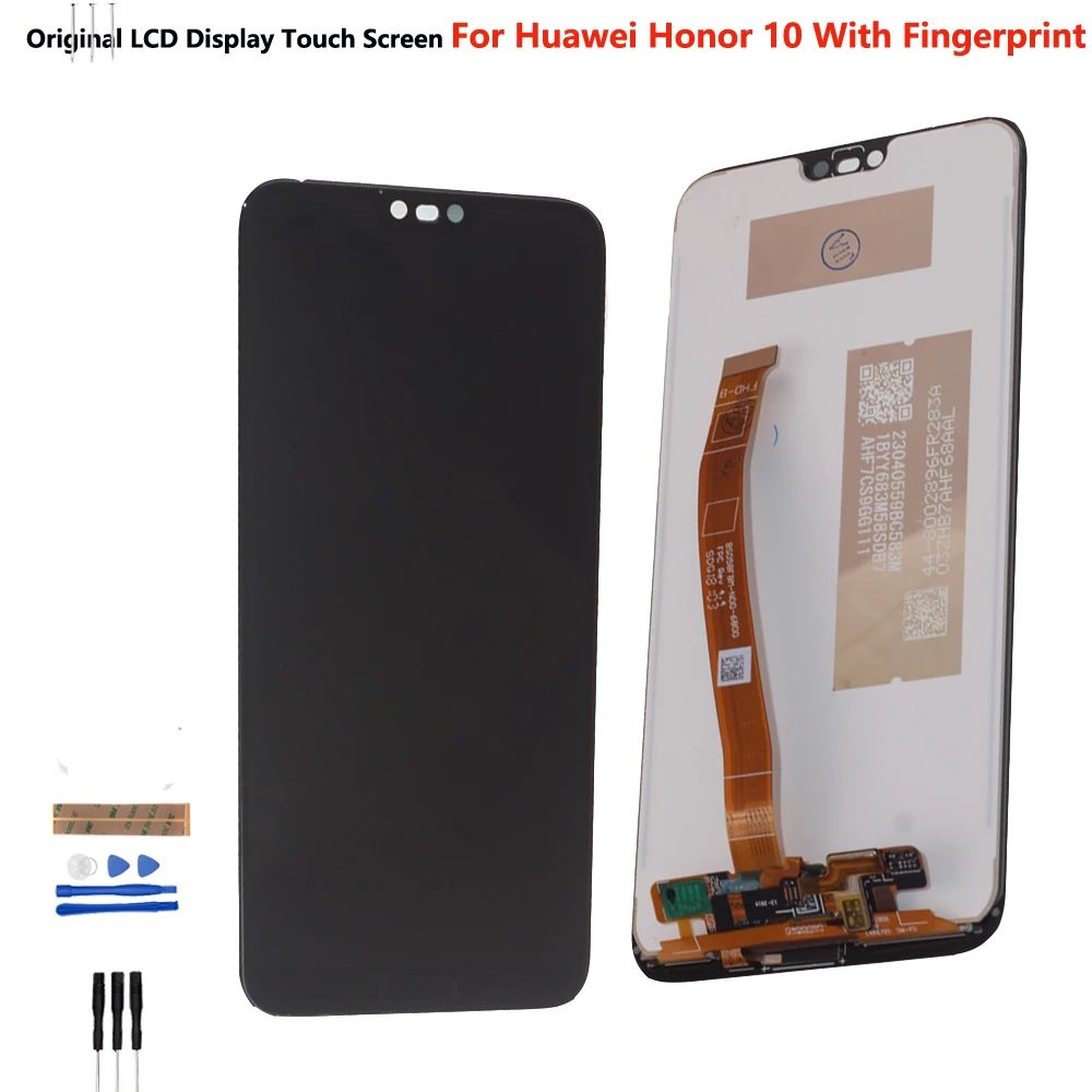 

Orginal LCD For Huawei Honor 10 Display Touch Screen Digitizer Assembly With Fingerprint For Huawei Honor 10 LCDs Replacement