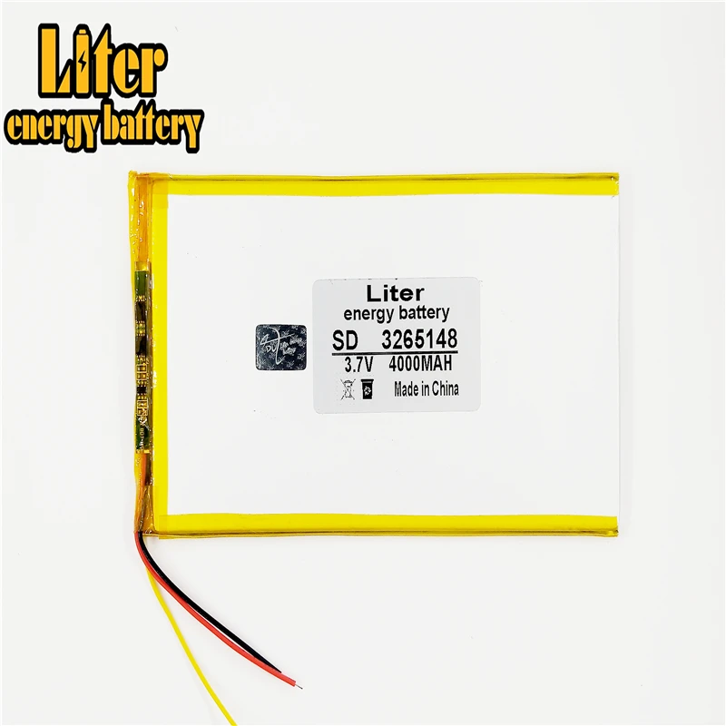 3 линии 7 V 4000mAH лучший бренд chi для hi8 3265148 4000mah полимерный литиевый аккумулятор |
