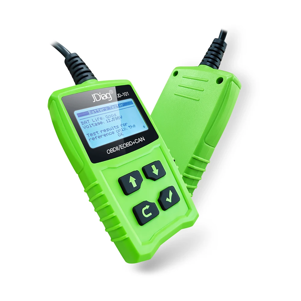 Считыватель кодов Originele JDiag JD101 OBDII EOBD сканер для двигателя Foutcodes Gratis Update PK AD310 AL319