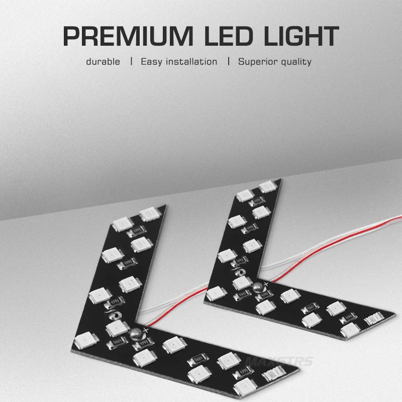 2 шт./партия Автомобильная Скрытая Стрелка Панель 14 Smd 3528 зеркало заднего вида светодиодные декоративные фонари обратное направление Поворотная сигнальная лампа