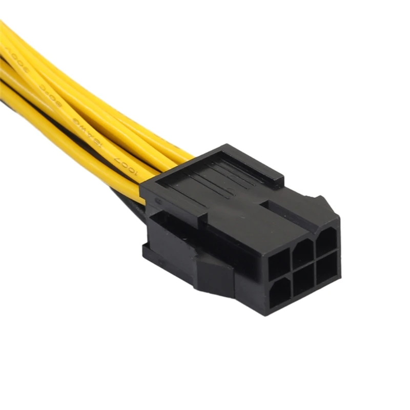 

6-pin to Dual 8-pin Computer Graphics Extension Cord Power Adapter PCI-E Cable 45BA