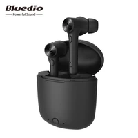 bluedio wireless earphone bluetooth compatible earphone hi earbuds for phone sport headset with charging box built in mic