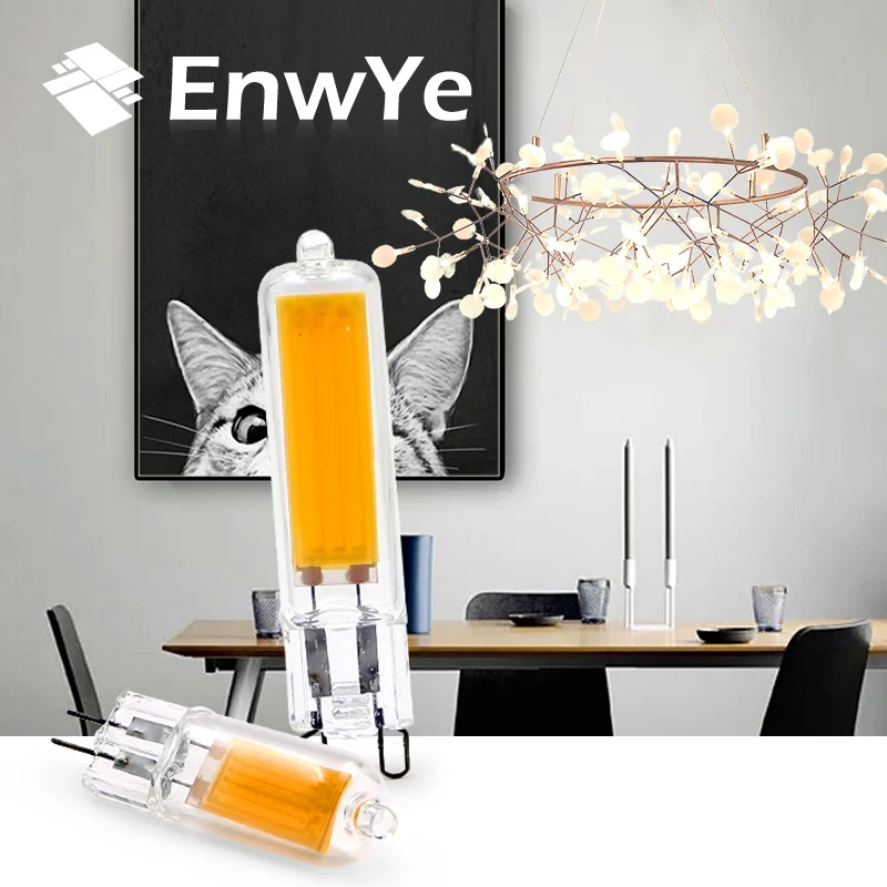 Светодиодное освещение EnwYe 2 Вт 3 сменный прожектор хрустальная люстра теплый