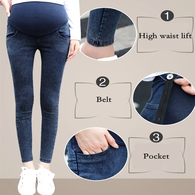 Джинсы женские для беременных Одежда джинсы черные брюки кормящих женщин | Мать и