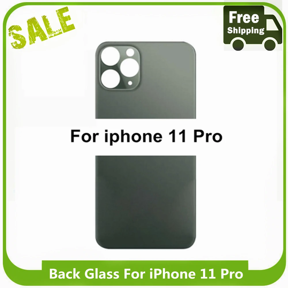 

For iphone 11 Pro Back Housing Battery Cover Rear Door Glass Back Glass For iphone11 pro max Back Glass