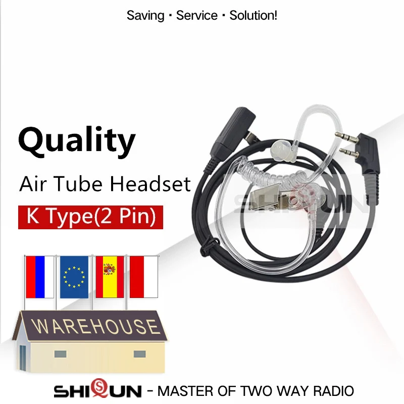 Гарнитура для рации KENWOOD BAOFENG UV 5R BF 888s 82 TG UV2 Plus 5RA|Рации| |