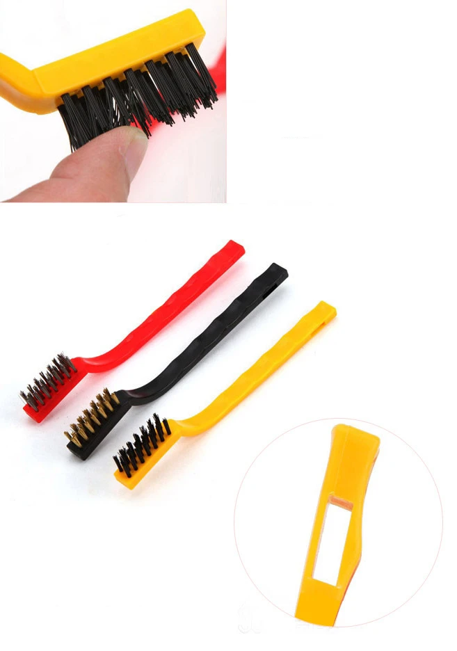 Щетка для чистки кухонной газовой плиты 3 шт./лот|Чистящие щетки| |