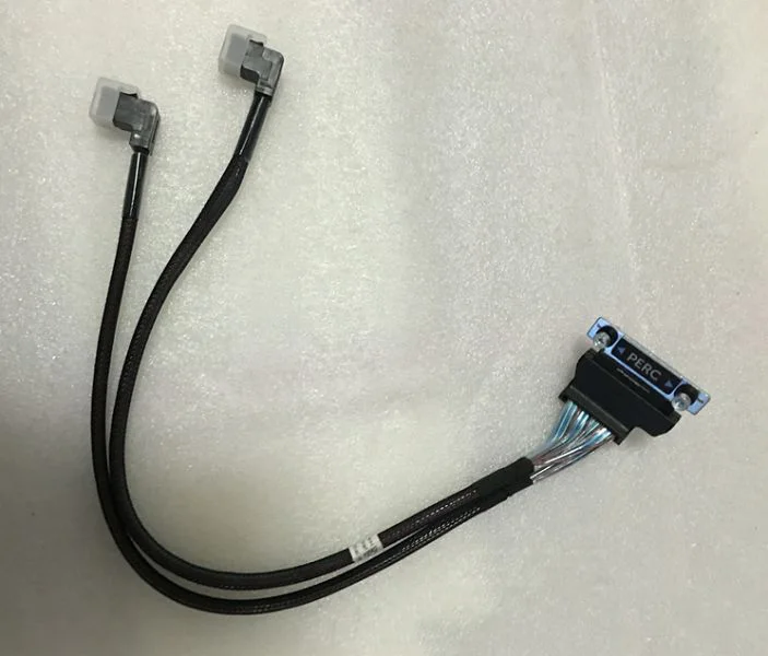 Вытянутый F037K FN73C RG13T Dual 12Gb SAS SFF-8643 PERC H330 H730 H730P кабель для PowerEdge R730 | Компьютеры и