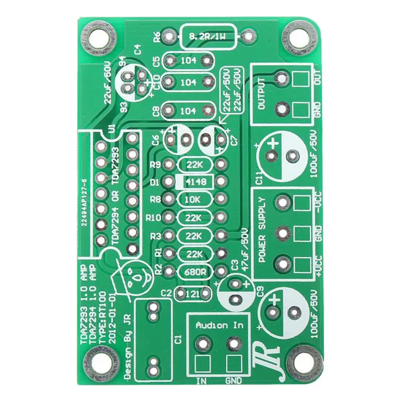 TDA7294 80W 100W Mono o AMP Amplifier Board DC30V-40V Kits Fit for TDA7293 Green | Электроника