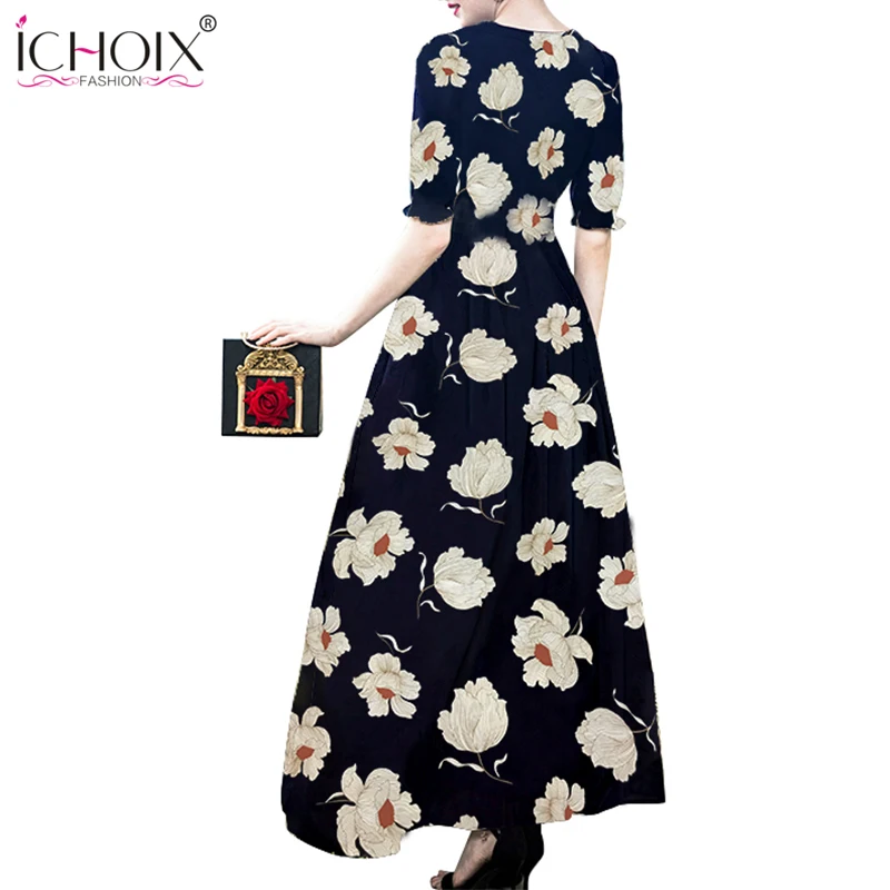 Женское винтажное длинное платье в стиле бохо элегантное облегающее вечернее