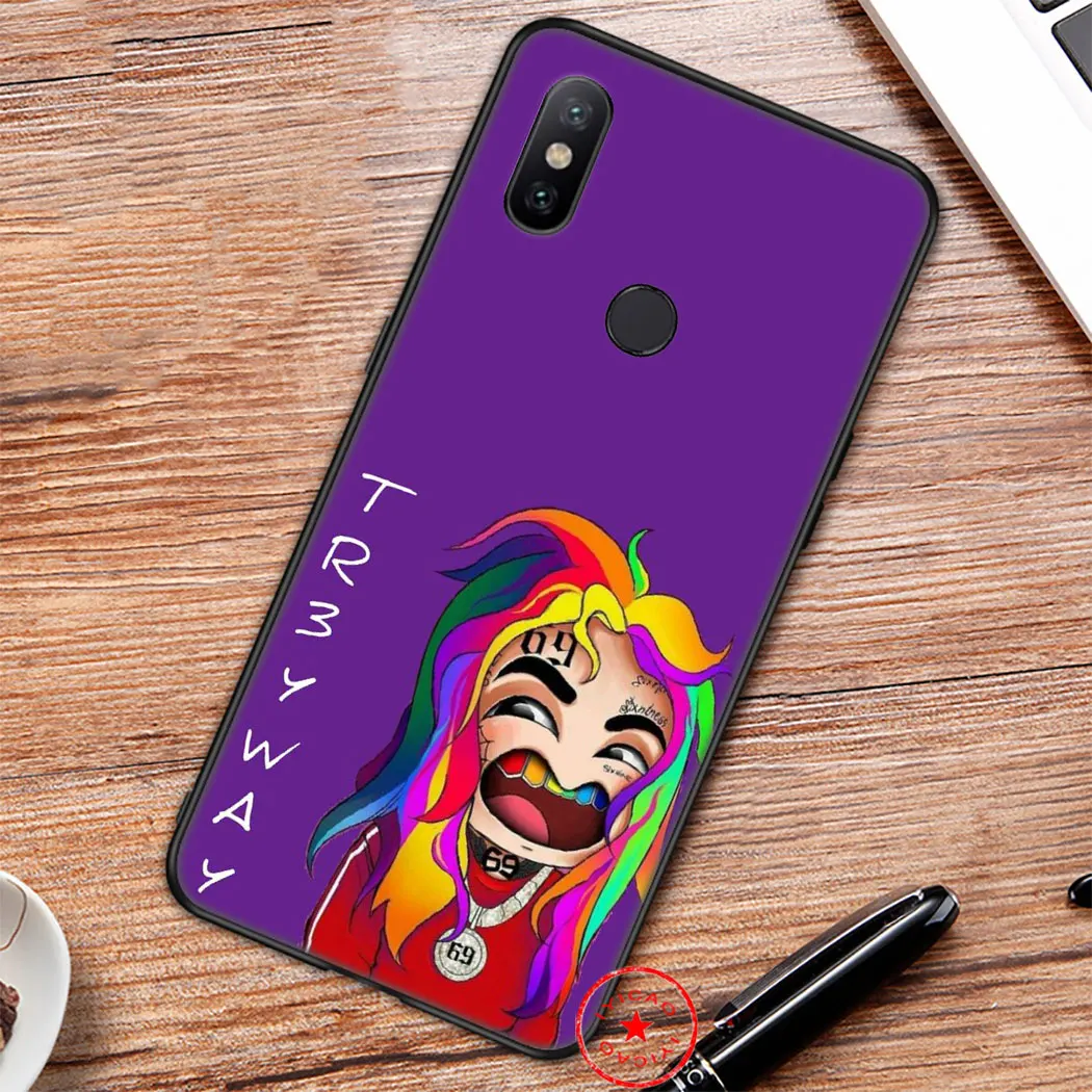 Мягкий чехол Tekashi69 6ix9ine с мультяшным рисунком для Xiaomi Mi 10 9 8 A3 A2 9T Pro Lite SE A1 CC9 CC9E 5X 6X |