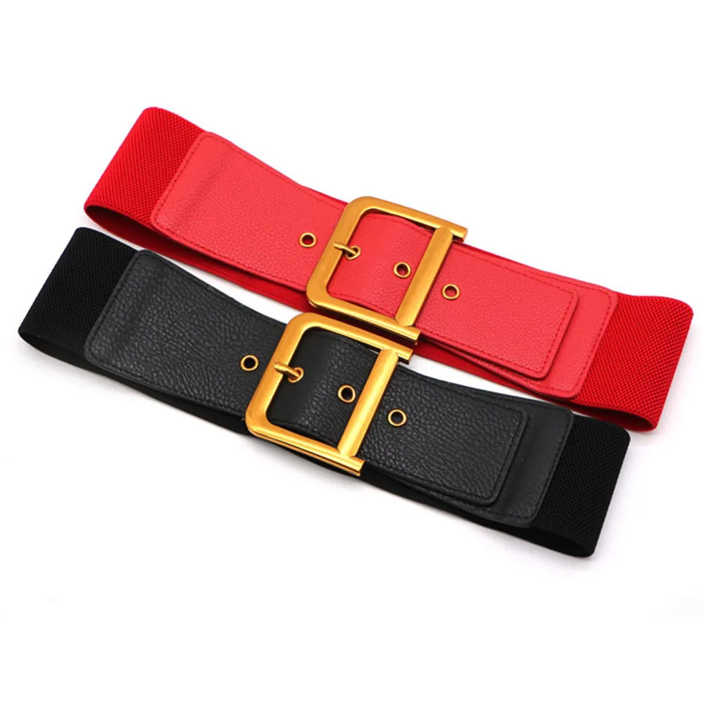 

Designer belts for women high quality corset belt luxury brand wide 7cm cinturon mujer elastic cummerbunds big ceinture femme