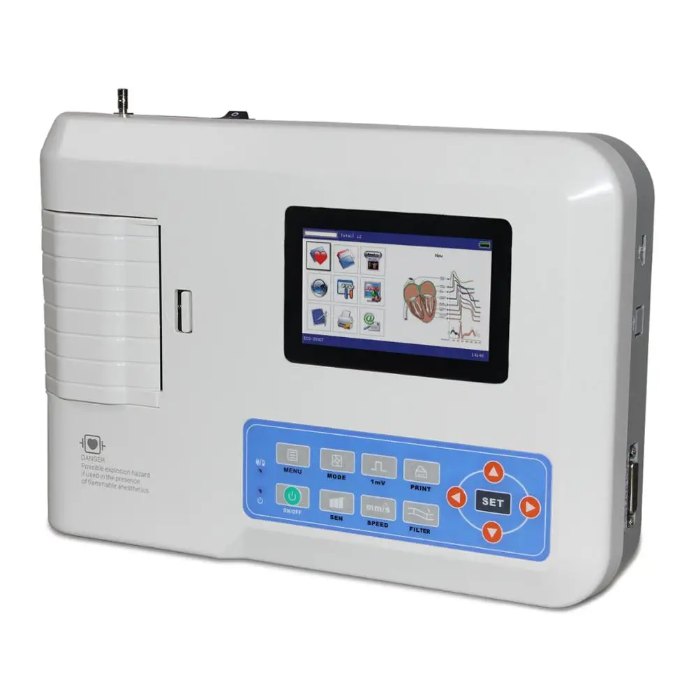 CONTEC USA wasehouse 3 /12 канальный ECG машина с бумагой для принтера ПК программное