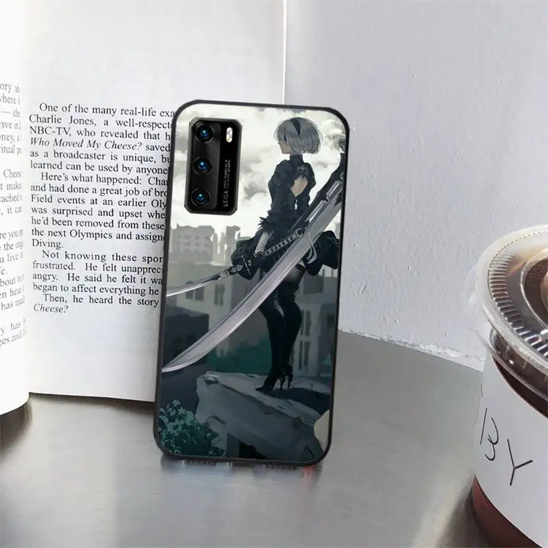 

Game NieR Automata Phone Case for huawei P40 pro lite P8 P9 P10 P20 P30 psmart 2019 2017 2018