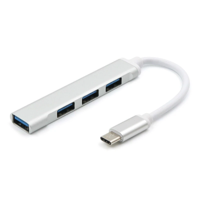 Концентратор USB C 3 0 Type 1 4 порта мультиразветвитель адаптер OTG для Lenovo Xiaomi Macbook Pro 13 15