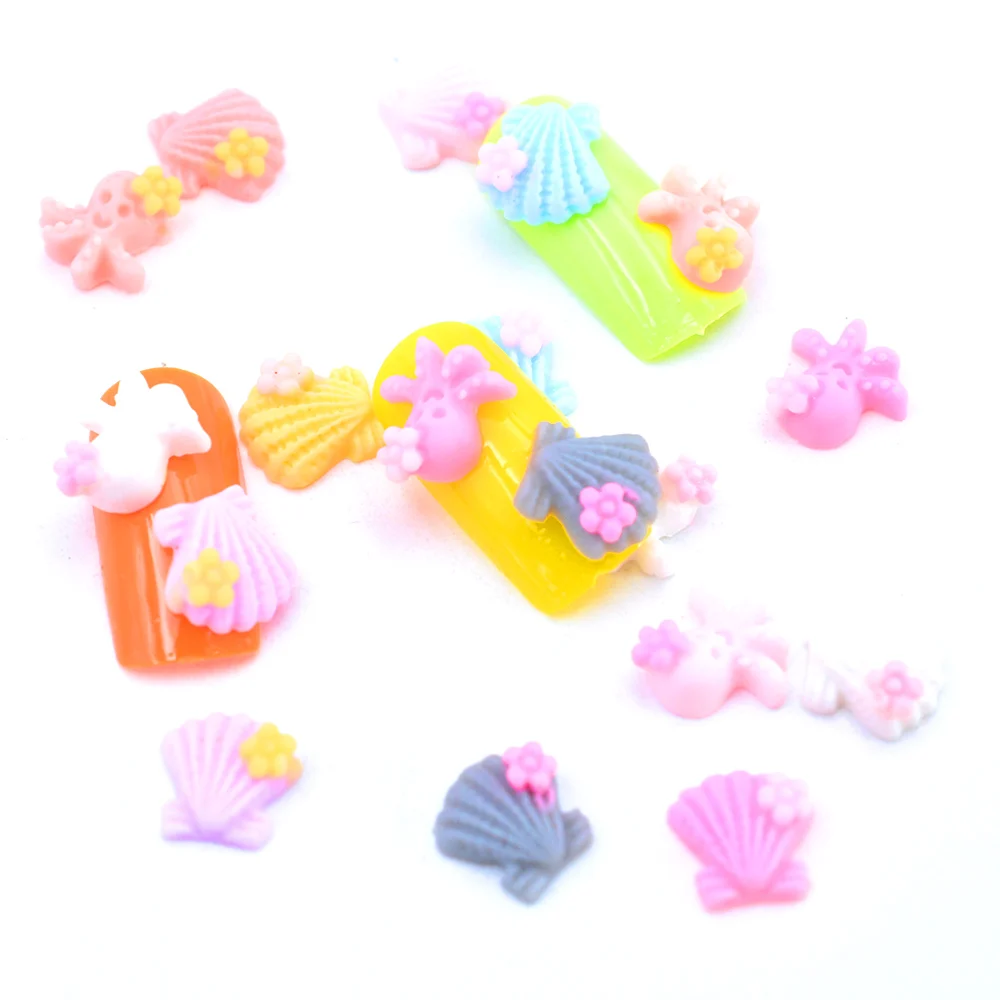 48 шт./компл. женский разноцветный галстук бабочка сделай сам морской ракушка рыба