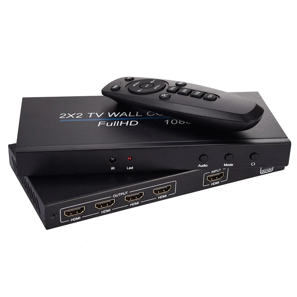Сетевой видеопроцессор CARPRIE 2x2 4K HDMI сетевой адаптер питания PoE HDTV 1080p с