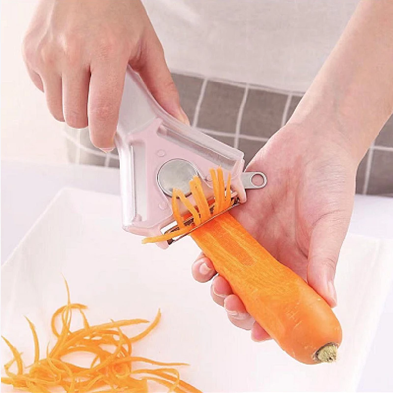 

NEW Household Kitchen Accessories Grater Peeler Three In One Kitchen Gadget Potato Apple Stainless Steel Peeler Kitchen Gadgets