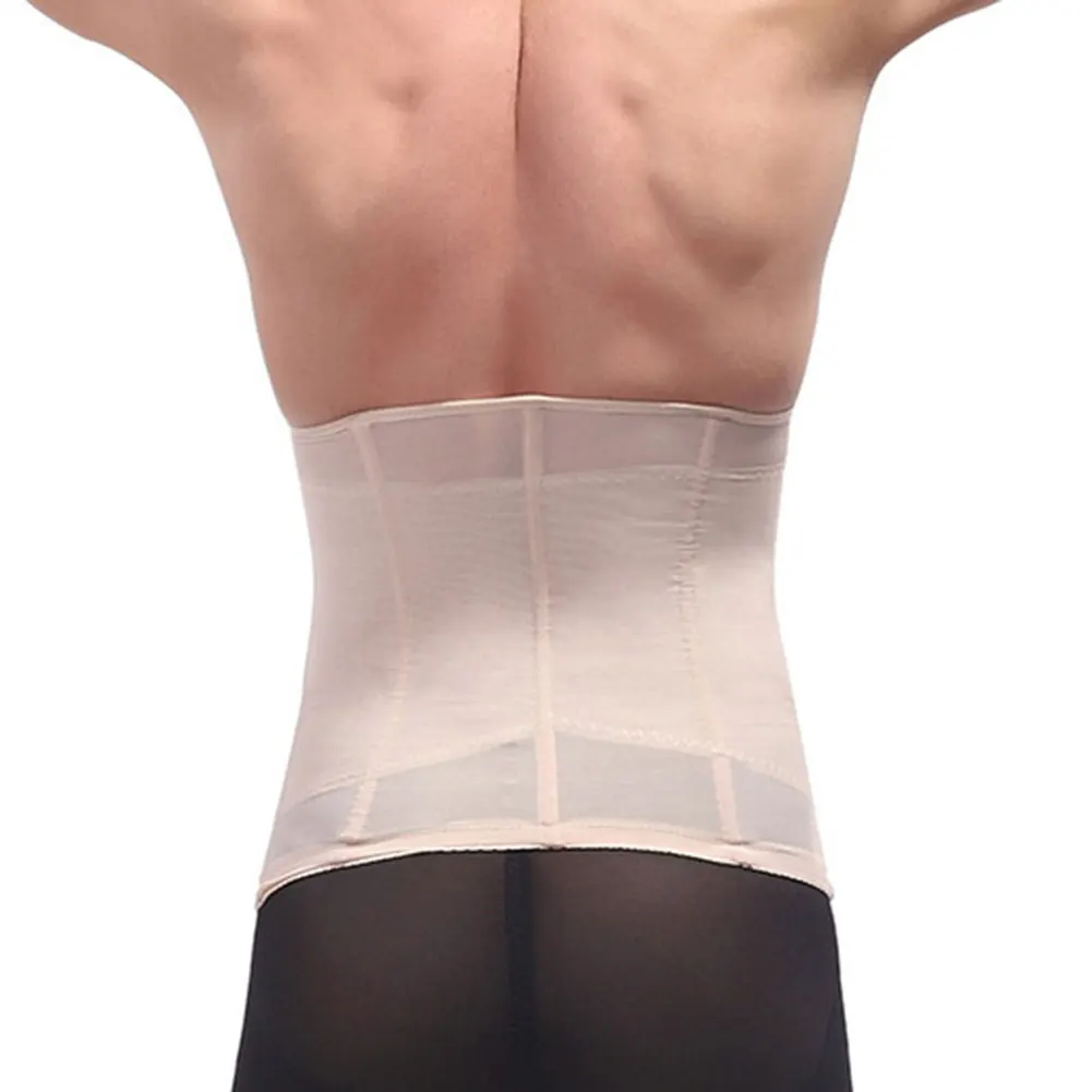 Хороший Здоровый мужской корсет для тренировки талии потери веса утягивающий