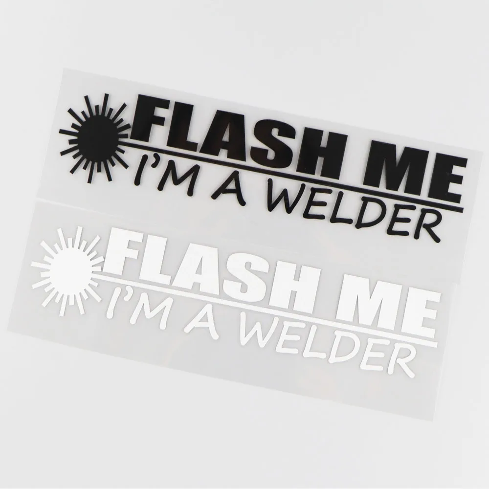 

Виниловая наклейка 19,9 см х 4,8 см Flash Me I'm Welder Cool Jdm наклейка для автомобиля