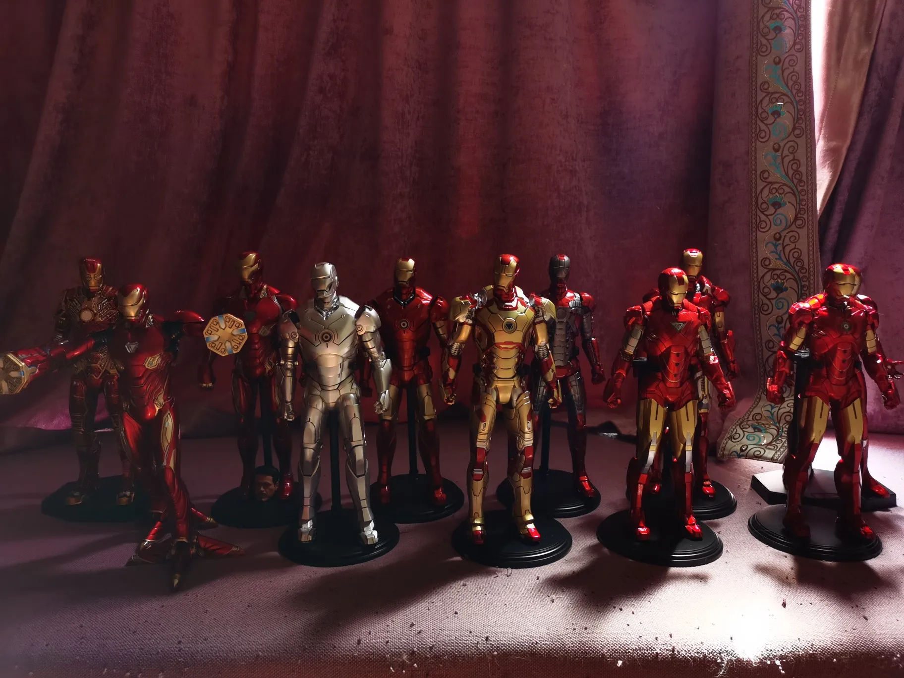 Iron Man Figure Crazy Empire Toy MK50 Tony Stark Mark 5 MK7 MK45 MK47 MK42 MK46 MK2 MK4 MK3 Collectable Action | Игрушки и хобби