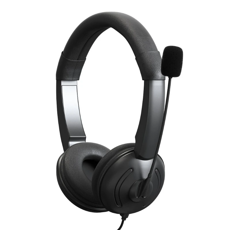 

Telephone Traffic Headset USB Noise Cancelling Headset With Adjustable Volume