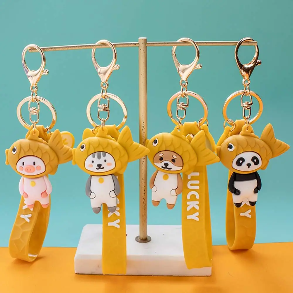 Женская милая рукоятка в японском стиле подвеска виде животного брелок