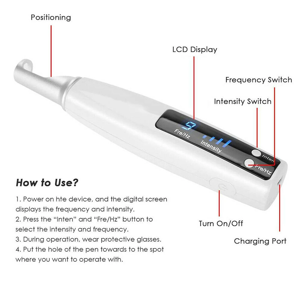 Лазерная ручка пикосекунда DIOZO синяя и красная для удаления татуировок родинок